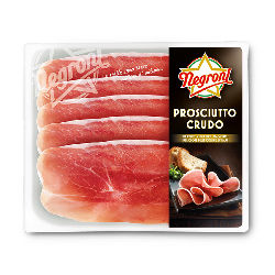Sliced dry-cured ham
